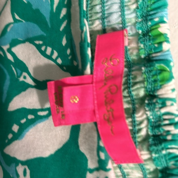 Lilly Pulitzer square necked fun fun dress in Blue and green - Picture 7 of 7